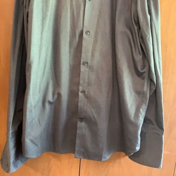 Banana Republic Dress shirt button down grey XL - Picture 3 of 7